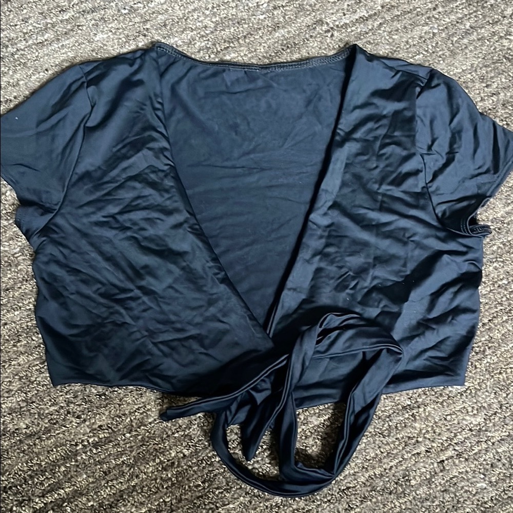 VITAMIN A SWIM CROP TOP